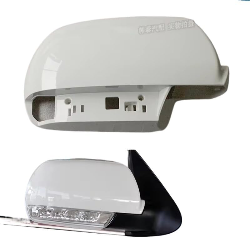 のバックミラーレンズ ガラス アクセサリー車用サンタフェ IX55 ベラクルス用バックミラーカバーケースシェル蓋