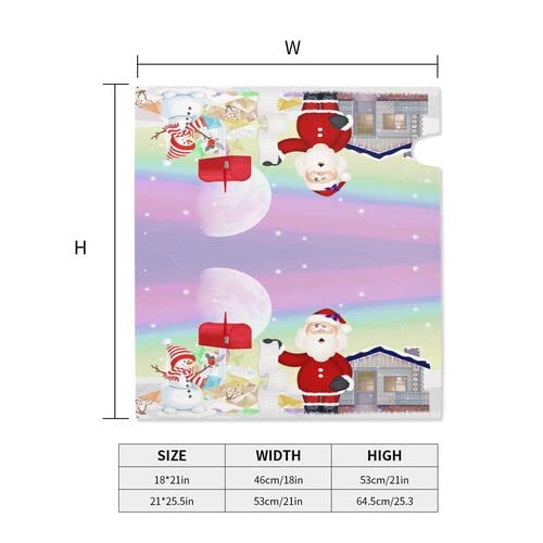 Magnetische Briefkastenabdeckung Winter – Schneemann Motiv, 53,3 X 48,3 Cm, Wasserdichtes Polyester, Für Standard-Briefkästen