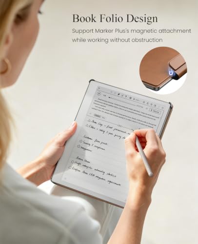 Image of MoKo Case for Remarkable Paper Pure 10.3 inch 2026 with Pen Holder, Brown