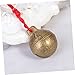 Angoily 2pcs Retro Decor Dog Collars for Puppies Decorative Bell Pet Supplies Decorate Puppy Key Chain, *2.5cm, Copper