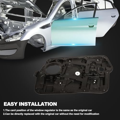 Image of SCITOO Power Window Regulator with and o Motor fit for 2011 2012 2013 2014 for Hyundai Sonata Front Right Side 752-929