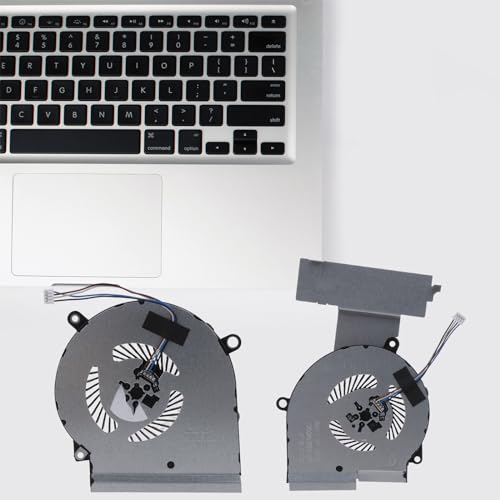 BELOWSYALER Ventilador de refrigeración de CPU GPU para OMEN 4 15-DC TPN-Q211, portátil, tarjeta gráfica, radiadores, disipador de calor, enfriador de CPU de perfil bajo, metal - imagen 4