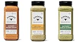 Kndrs Buttery Burger Blend (20 oz), Hickory Brown Sugar (22 oz) & Buttery Garlic & Herb Seasoning (21 oz) Variety Pack