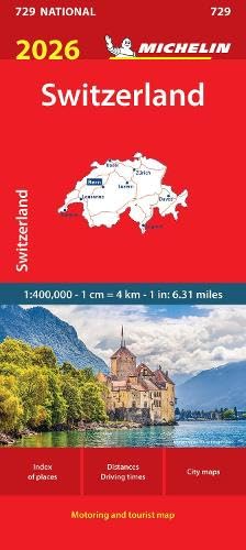 Switzerland 2026 Michelin National Map 729 Amazon Co Uk Michelin 41P8uUkgEwL 