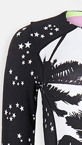 Maaji Cocoa Skies Triton Surf One-Piece Swimsuit Black Lg #TOP3