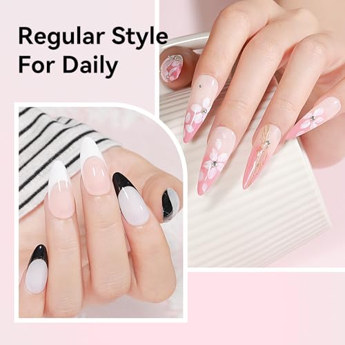 Gel pintura uñas Black & White para arte y decoración miniatura 4