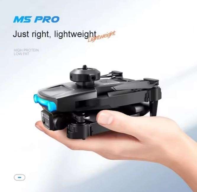 Image of Skyheaven-Drone-with-4K-Camera-WiFi-FPV-1080P-HD-Dual-Foldable-RC-Drone-Altitude-Hold-Headless-Mode-Visual-Positioning-Auto-Return-App-Control-Multicolor-Dr-14 (DK13)