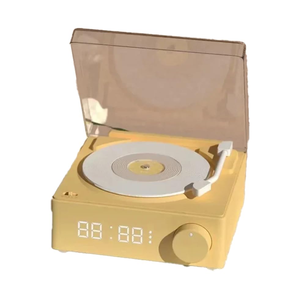 Haut-parleur Vinyle Rétro Bluetooth pour une Ambiance Salon