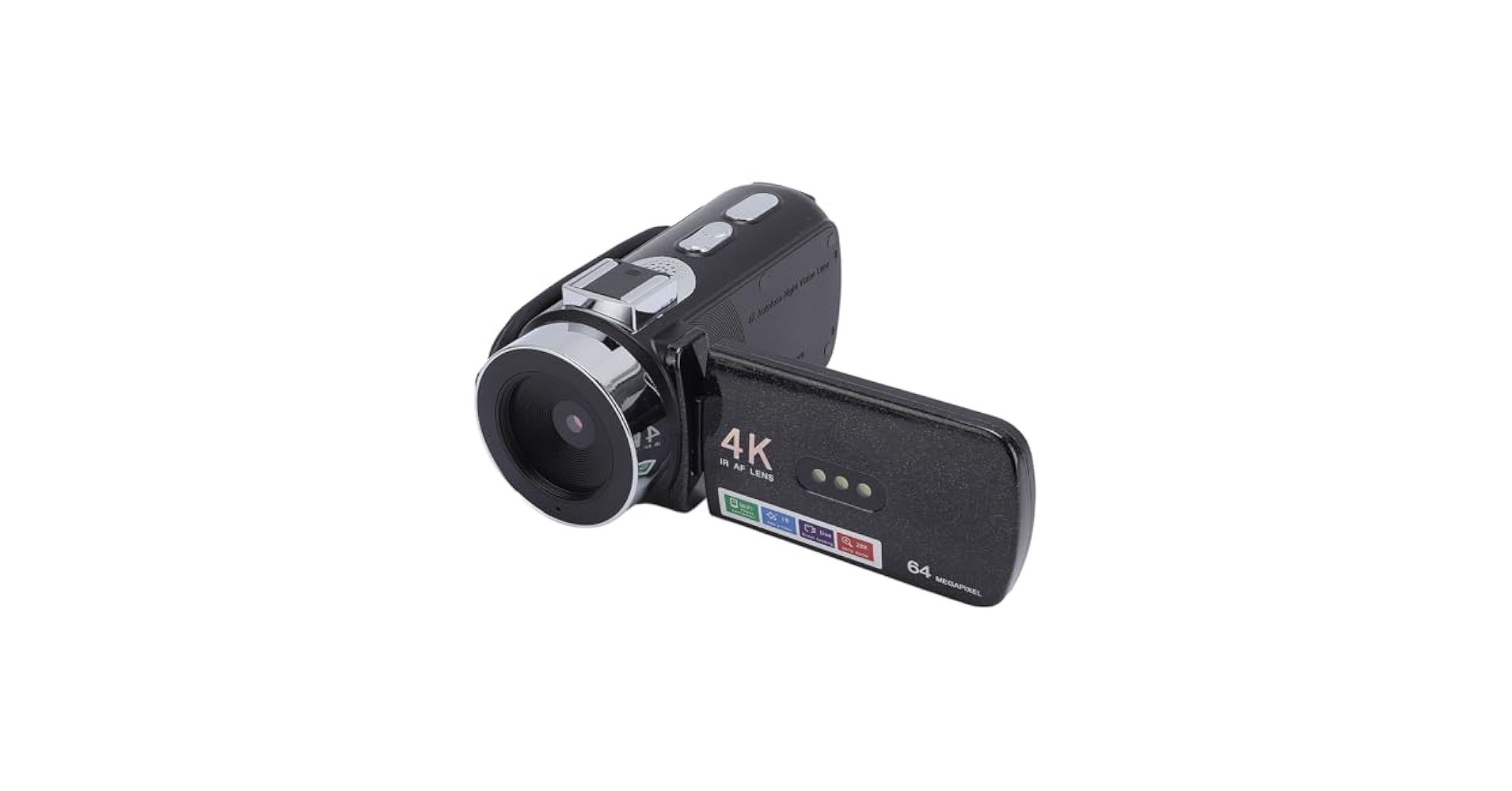 Amazon | 4K HDデジタルカメラ、3インチの回転画面付き28x Zoom