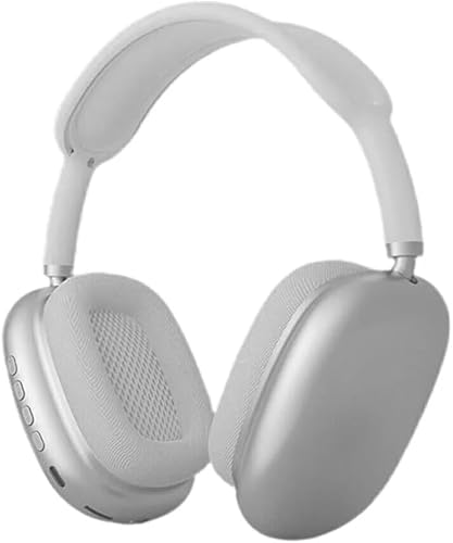 P9 Wireless Bluetooth Headphones, Noise Cancelling HiFi Stereo Over-Ear Headset, Adjustable Design, Home Gym Office Gaming Earphones (White) (White) P9 Wireless Bluetooth Headphones, Noise Cancelling HiFi Stereo Over-Ear Headset, Adjustable Design, Home Gym Office Gaming Earphones (White) (White)