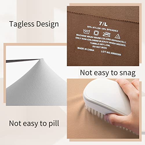 Image of YADIFEN Slip Shorts for Under Dresses Women Seamless Anti Chafing Underwear Shaping Boyshort Smooth Thigh Biker Short Panties