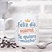 Imagen de MUGFFINS Taza mamá con frase Feliz día mamá Te quiero mucho en Español