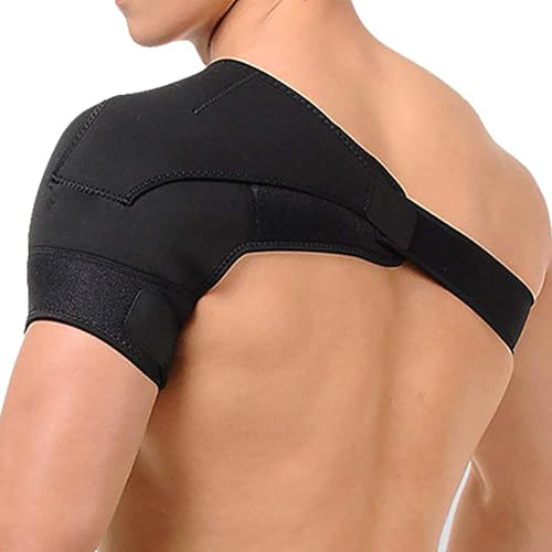 SOLO ACTFIT Épaulière ajustable support d'épaule en néoprène respirant pour protection contre les blessures de douleur rotatoire récupération des blessures...