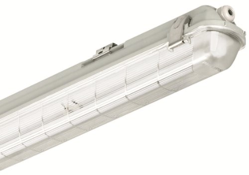 Preisvergleich Produktbild PHILIPS Feuchtraumwannenleuchte mit Edelstahlverschlußclipsen Leuchtstofflampe 1x36 Watt EVG IP65 elektronisches VG