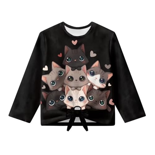 Long Sleeve Shirts for Girls Basic Crewneck Soft Fabric Loose Fit Casual School Sports Daily Wear Fall Tops4