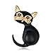 Produktbild Vektenxi Premium Qualität Vintage Katzen Brosche Corsage Tier Broschen für Frauen Kleine Hijab Pins Schmuck Kinder Emaille Pin, 4