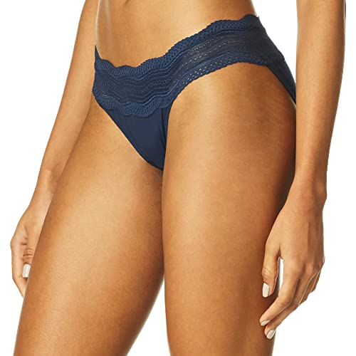 Cosabella Women's Dolce Bikini Panty, Navy Blue, Small #TOP2