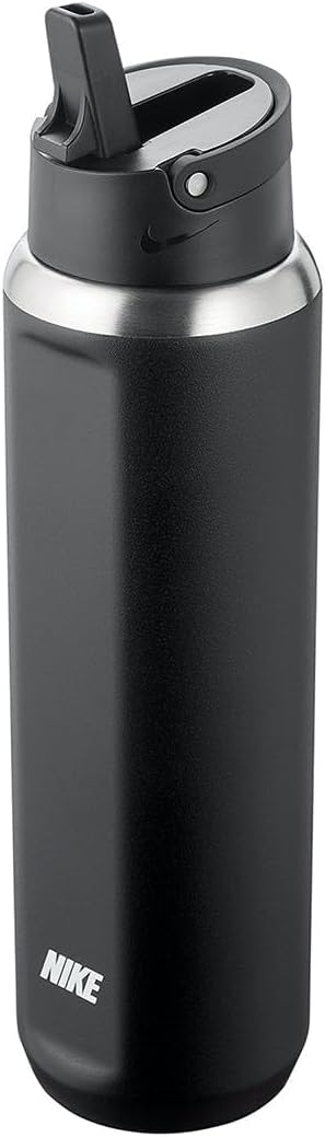Nike Recharge Straw Water Bottle (One Size) (Black)