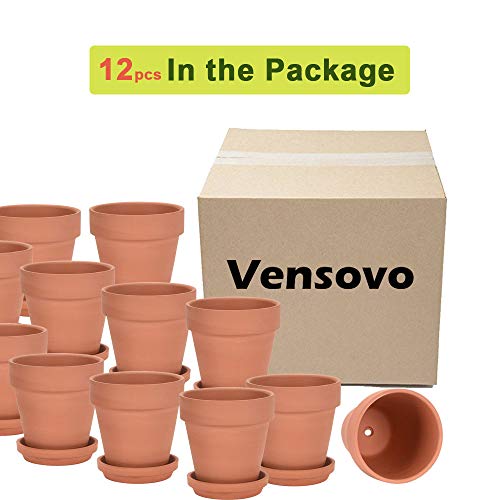 Vensovo Terracotta Pots With Saucer thumb #6