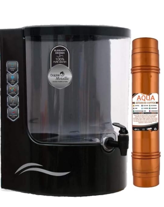 AQUASOUL Dolphin RO 9L Smart Disinfection RO+Copper+Zinc+Alkaline Multi Stage Purification Water Purifier-image-37