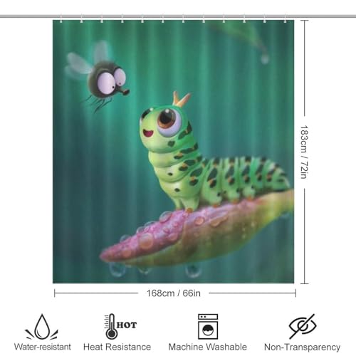 Rideau de douche insecte : fini les fuites d'eau avec ce textile imperméable - 4