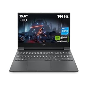 HP Victus Gaming Laptop, 15.6 Zoll FHD Display 144Hz, Intel Core i5-13420H, 16 GB DDR4 RAM, 512 SSD, NVIDIA GeForce RTX 3050 6GB VRAM, QWERTZ, Windows 11, Schwarz
