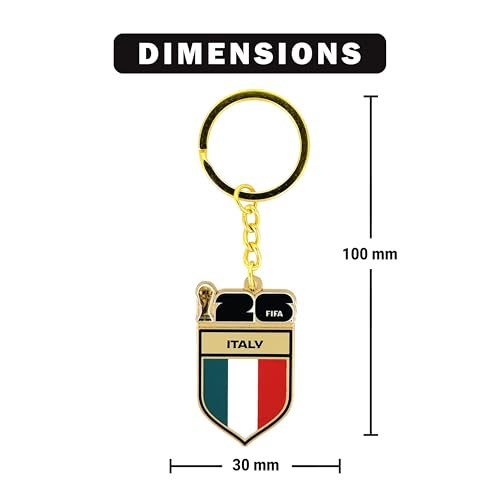 Image of 2026 FIFA World Cup Keychain - Officially Licensed, Collectible Gift for Fans, Durable Metal Ring for Keys, Backpacks