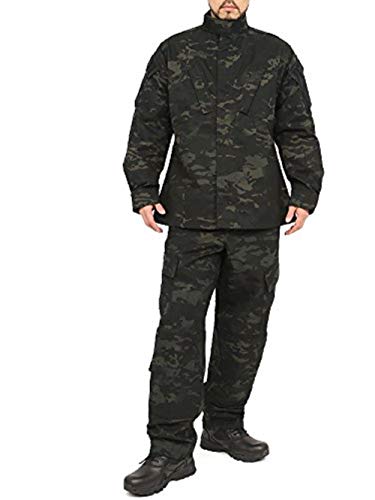 DLP Tactical BDU Combat Pants & Jacket Set Ripstop PolyCotton Reinforced Knees & Elbow Military-Style Uniform product thumbnail 10