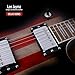 Leo Jaymz SC Series Electric Guitar – Mahogany Body, Laurel Fingerboard, Dual Humbuckers, Stainless Steel Frets, Tune-O-Matic Bridge, C Neck, 18:1 Tuners (US Flag)