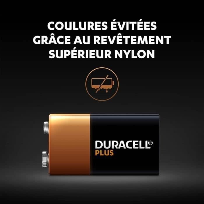 Duracell | Plus Power Alkaline Batteries | 9V/PP3 2pk