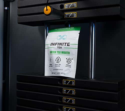 Infinite Tea Co: Green Tea Mojito - High Caffeinated Tea - High Performance - Health Coffee/Pre-Workout/Energy Drink Substitute #TOP5