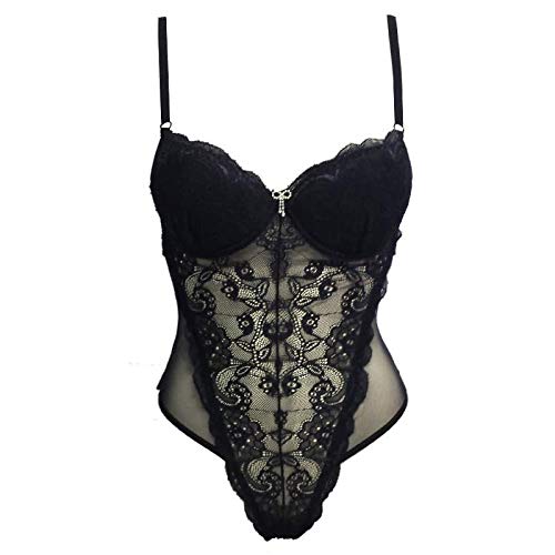 Lingerie Espartilho Body Português Laço Na Frente Sensualle