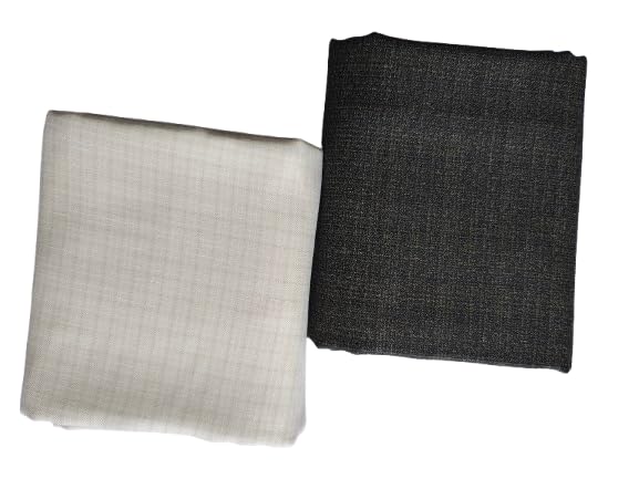 Unstitched Men's Cotton Blend Checked Light Peach Shirt and Checked Brown Pant Fabric Set,Size- Shirt 2.25 * 0.90 Meter, Pant - 1.20 * 1.47 Meter-image-6
