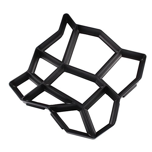 Estink Gehweg Form Betonform Schalungsform Betonpflaster Pflasterform Gießform Wiederverwendbare Garten Schablone 43x43x4cm