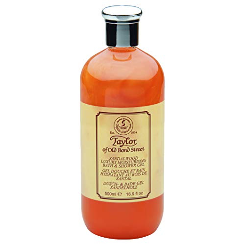 Taylor of Old Bond Street Sandalwood gel de ducha hidratante con aroma amaderado duradero