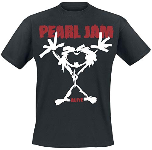 PHM Pearl Jam - Stickman (T-Shirt Unisex TG. M) Merchandising Ufficiale