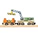 ORBRIUM Wooden Railway Work Trains Track Maintenance Crew with Breakdown Crane, Engine, Rail Inspection Engine, Track Carriers, Inspection Engine Carrier, Special Tracks, Compatible with Thomas, BRIO