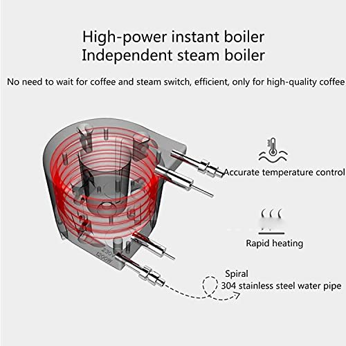 Cafetera semiautomática con termostato inteligente 1 taza miniatura 5