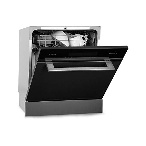 Klarstein Amazonia 8 Myst - Lavavajillas empotrado, Máquina lavaplatos, 6 programas: automático,...