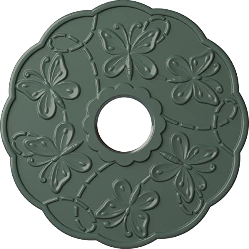 Image of Ekena Millwork CM17TSCBFDecorative Ceiling Medallions Modeled After Original Historical Patterns & Designs, Cloud Burst