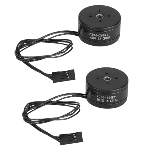Hapivida 2pcs Outdoor Brushless Motor 260kv RC Drones Bl Camera Accessory Low Noise and Low Power Consumption for Gimbal, RC Drones, Camera