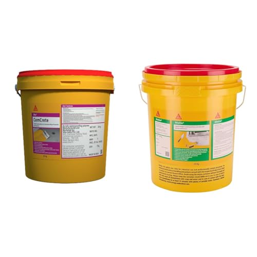 SIKA Acrylic Waterproof Coating System For Concrete And Masonry & Cemcrete Durable And Hardwearing E