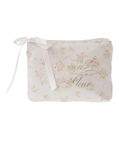 [メゾン ド フルール] ローズプリントティッシュケース ライトベージュ F ポーチ・巾着 08000644600