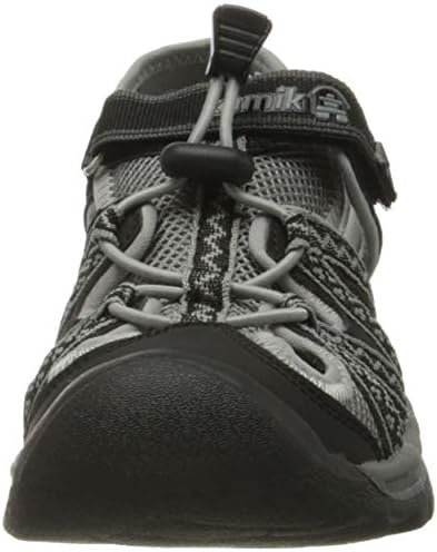 Kamik Women's Islander2 Sport Sandal, Black Black Charcoal BCH, 9 | Image 1