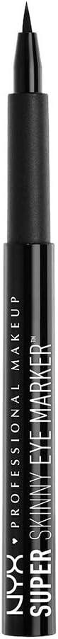 NYX PROFESSIONAL MAKEUP Super Skinny Eye Marker Carbon Zwart, 1 pak (1 x 1, 1 g)