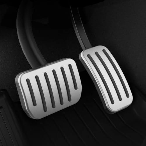 SUMK Aluminum Pedal Covers for All Tesla Model Y/3/YL Premium 2019-2026