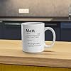 Designs of note! Matt Personalised Ceramic Mug | ‘Oh “That” Matt Funny Custom Novelty Name Gift #4