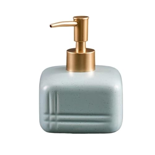 Square Ceramic Body Wash Bottle Lotion Shampoo Portioning Bottles Hotel Press Storage