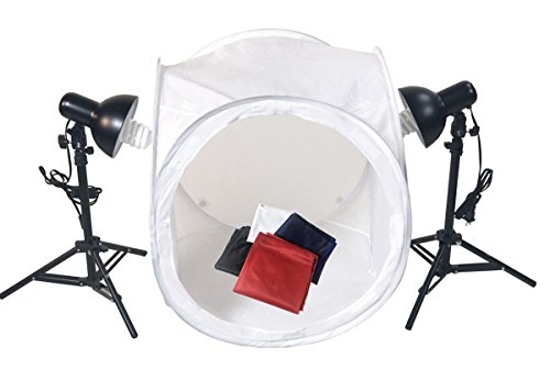 ePhotoInc Photo Studio 16" Photo Studio Photography Light Tent Backdrop