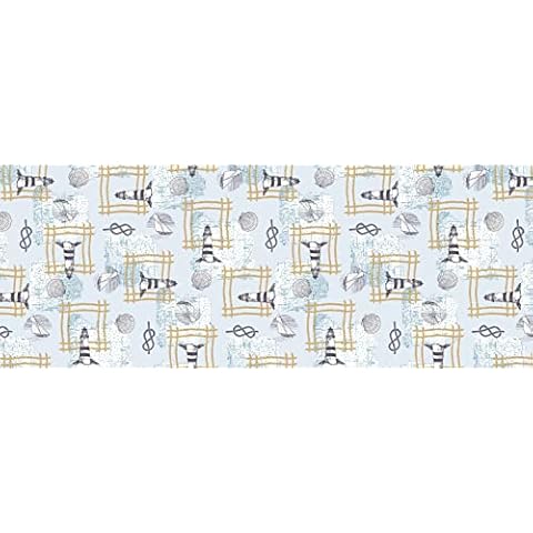 Nautical Beach Party Table Cloth with Sail Boats Cover